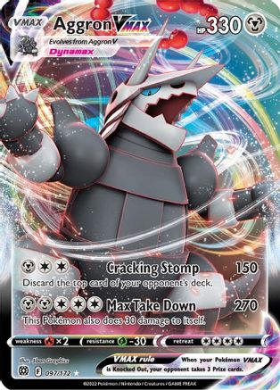 Aggron VMAX - 097/172 - Ultra Rare