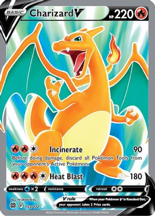 Charizard V (Full Art) - 153/172 - Ultra Rare