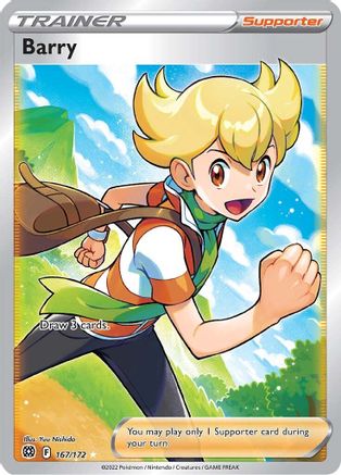 Barry (Full Art) - 167/172 - Ultra Rare