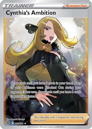 Cynthia's Ambition (Full Art) - 169/172 - Ultra Rare