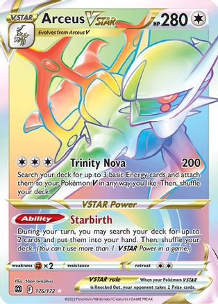 Arceus VSTAR (Secret) (176) - 176/172 - Secret Rare