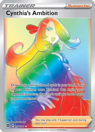 Cynthia's Ambition (Secret) - 178/172 - Secret Rare