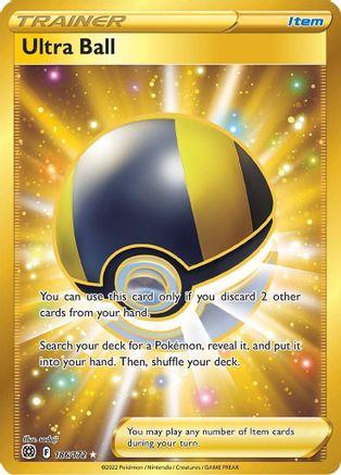 Ultra Ball (Secret) - 186/172 - Secret Rare