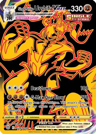 Single Strike Urshifu VMAX (Secret) - TG29/TG30 - Ultra Rare