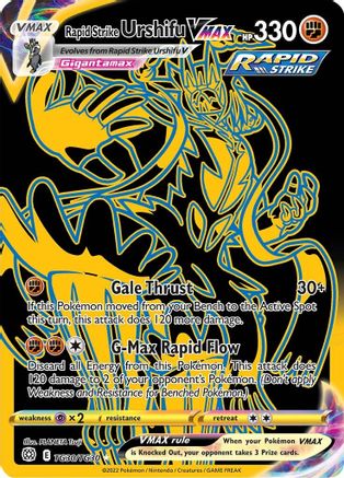 Rapid Strike Urshifu VMAX (Secret) - TG30/TG30 - Ultra Rare