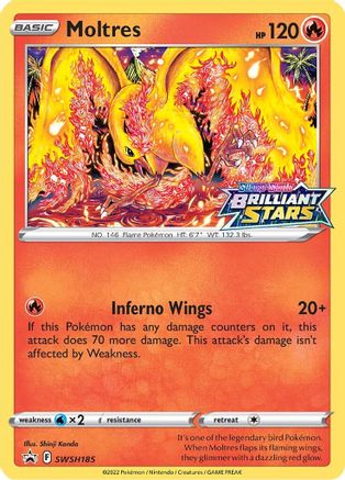 Moltres - SWSH185 - Promo - Holofoil