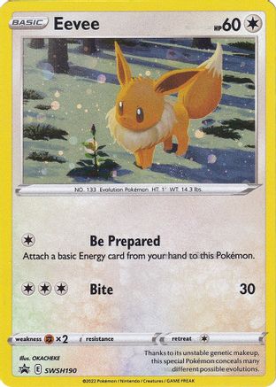 Eevee - SWSH190 - Promo - Holofoil