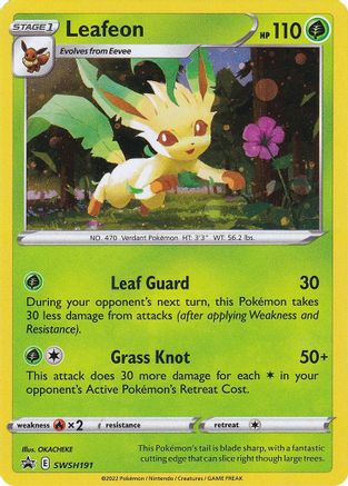 Leafeon - SWSH191 - Promo - Holofoil