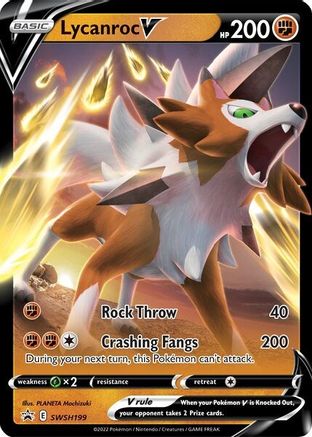 Lycanroc V - SWSH199/307 - Promo - Holofoil