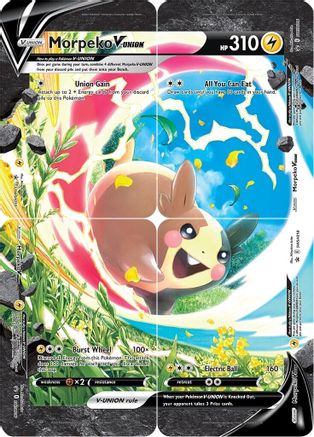 Morpeko V-Union [Set of 4] - SWSH218 - Promo - Holofoil