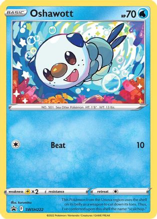 Oshawott - SWSH222 - Promo - Holofoil
