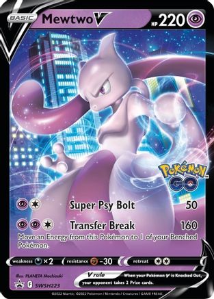 Mewtwo V - SWSH223 - Promo - Holofoil
