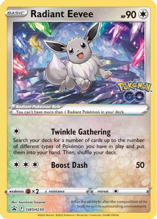 Radiant Eevee - SWSH230 - Promo - Holofoil