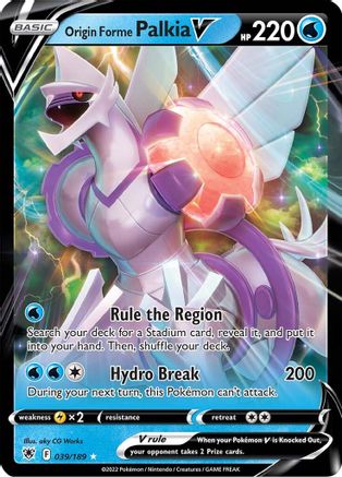 Origin Forme Palkia V - 039/189 - Ultra Rare - Holofoil
