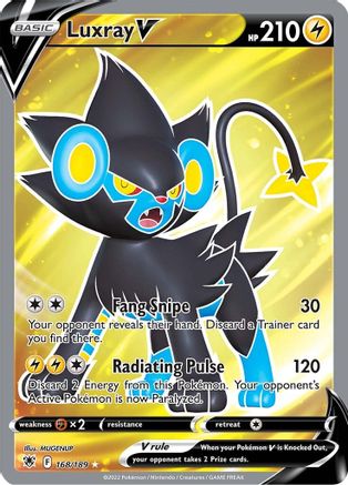 Luxray V (Full Art) - 168/189 - Ultra Rare