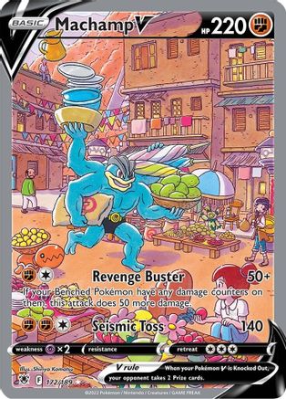 Machamp V (Alternate Full Art) - 172/189 - Ultra Rare