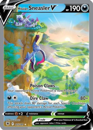 Hisuian Sneasler V (Alternate Full Art) - 175/189 - Ultra Rare