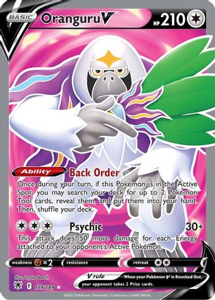 Oranguru V (Full Art) - 179/189 - Ultra Rare