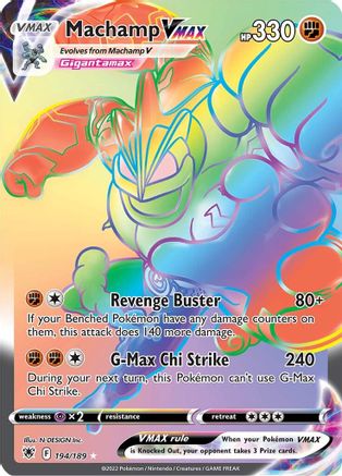 Machamp VMAX (Secret) - 194/189 - Secret Rare
