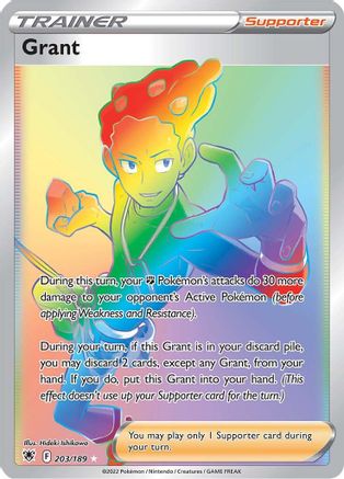 Grant (Secret) - 203/189 - Secret Rare