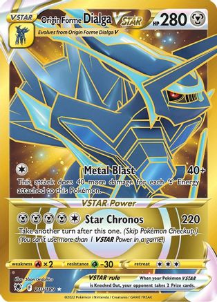 Origin Forme Dialga VSTAR - 210/189 - Secret Rare