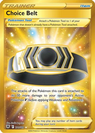 Choice Belt (Secret) - 211/189 - Secret Rare