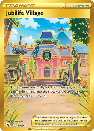 Jubilife Village (Secret) - 212/189 - Secret Rare