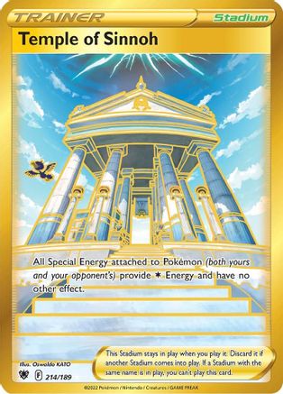 Temple of Sinnoh (Secret) - 214/189 - Secret Rare