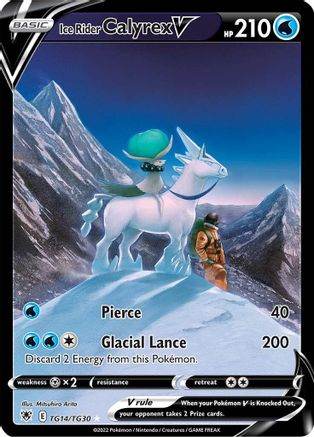 Ice Rider Calyrex V - TG14/TG30 - Ultra Rare