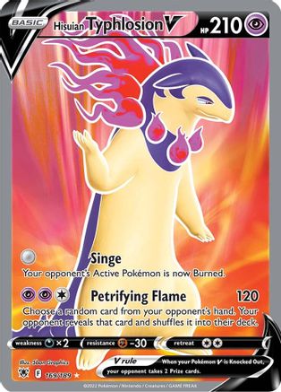 Hisuian Typhlosion V (Full Art) - 169/189 - Ultra Rare