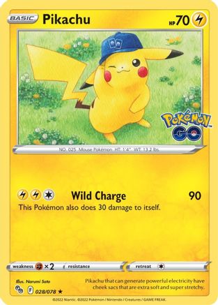 Pikachu (28) - 028 - Holo Rare - Holofoil