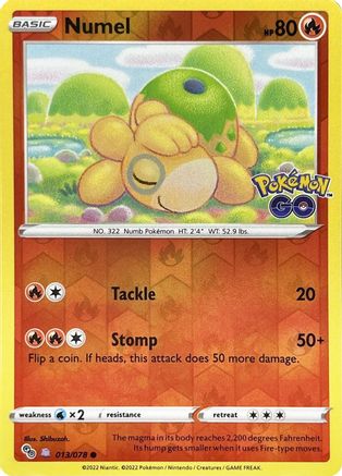 Numel (Peelable Ditto) - 013/078 - Common - Reverse Holofoil