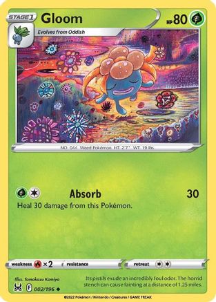 Gloom - 002/196 - Uncommon - Reverse Holofoil