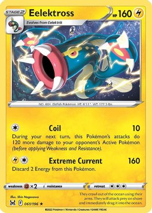 Eelektross - 061/196 - Rare - Reverse Holofoil