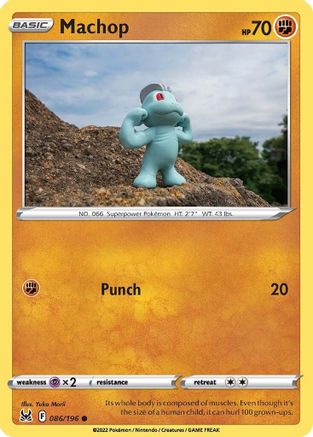 Machop - 086/196 - Common - Reverse Holofoil