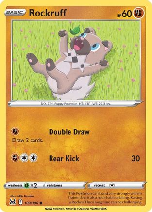 Rockruff - 109/196 - Common
