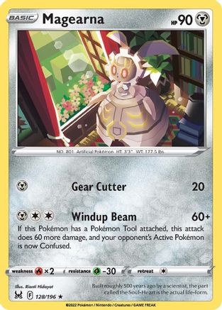 Magearna - 128/196 - Rare - Reverse Holofoil