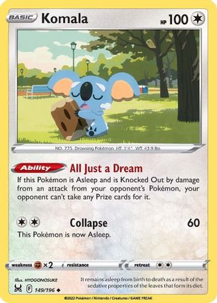 Komala - 149/196 - Uncommon - Reverse Holofoil