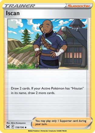Iscan - 158/196 - Uncommon - Reverse Holofoil