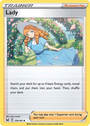 Lady - 159/196 - Uncommon - Reverse Holofoil