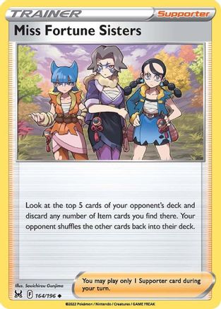 Miss Fortune Sisters - 164/196 - Uncommon - Reverse Holofoil