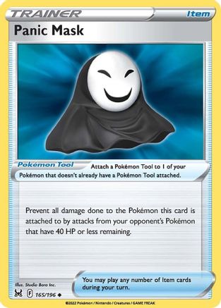 Panic Mask - 165/196 - Uncommon - Reverse Holofoil