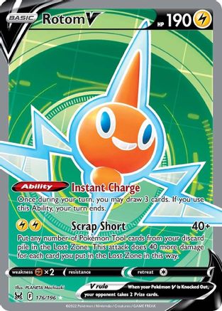 Rotom V (Full Art) - 176/196 - Ultra Rare