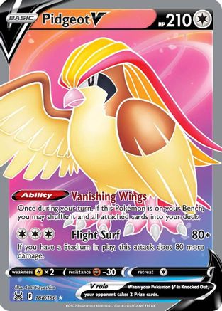 Pidgeot V (Full Art) - 188/196 - Ultra Rare