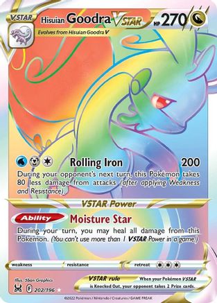 Hisuian Goodra VSTAR (Secret) - 202/196 - Secret Rare