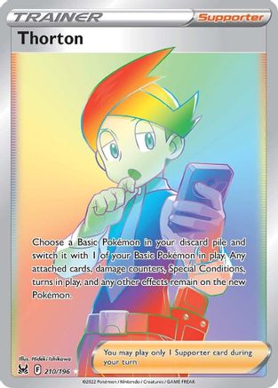 Thorton (Secret) - 210/196 - Secret Rare