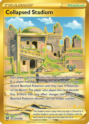 Collapsed Stadium (Secret) - 215/196 - Secret Rare