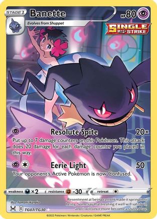 Banette - TG07/TG30 - Ultra Rare