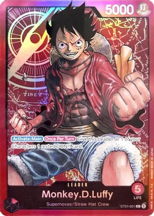 Monkey.D.Luffy (001) - ST01-001 - Leader
