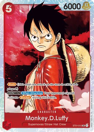 Monkey.D.Luffy (012) - ST01-012 - Super Rare